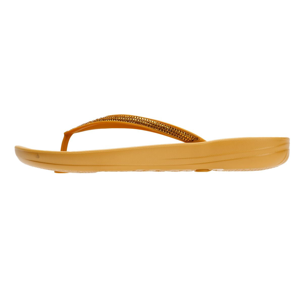 FitFlop Iqushion Sparkle Women's Turmeric Flip Flops