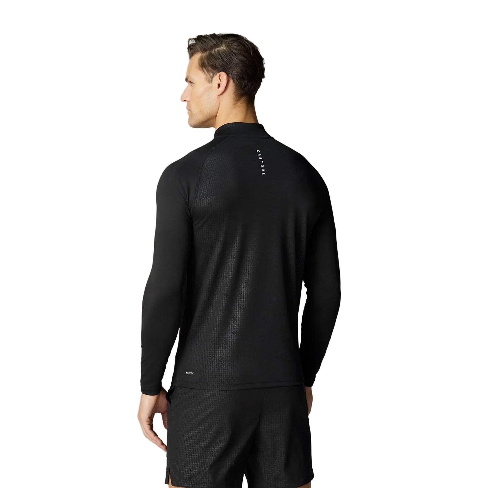 Castore Adapt 1/4 Zip Top Polyester Men's Black Activewear T-Shirts