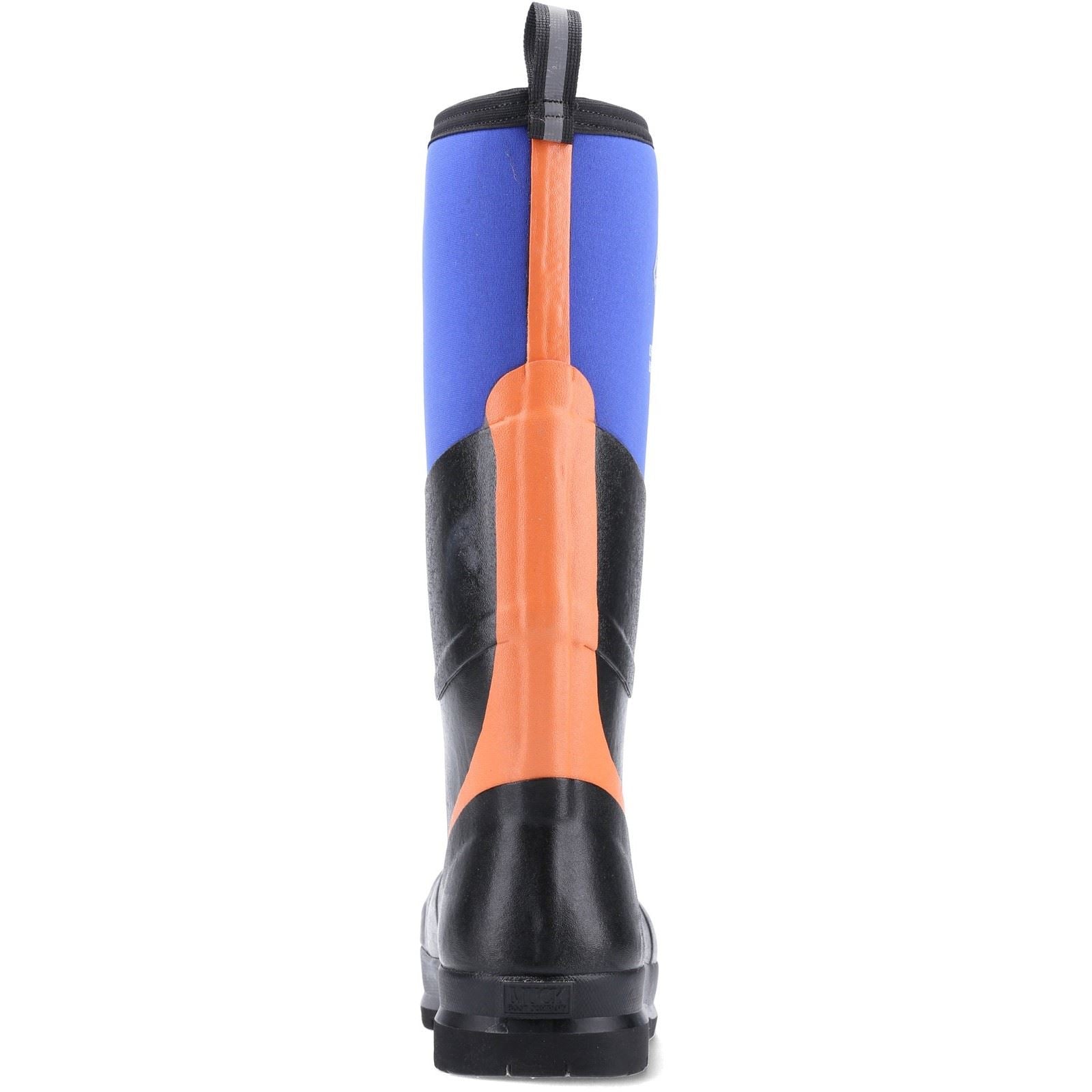 Muck Boots Chore Max S5 Rubber Black/Blue/Orange Wellington Boots