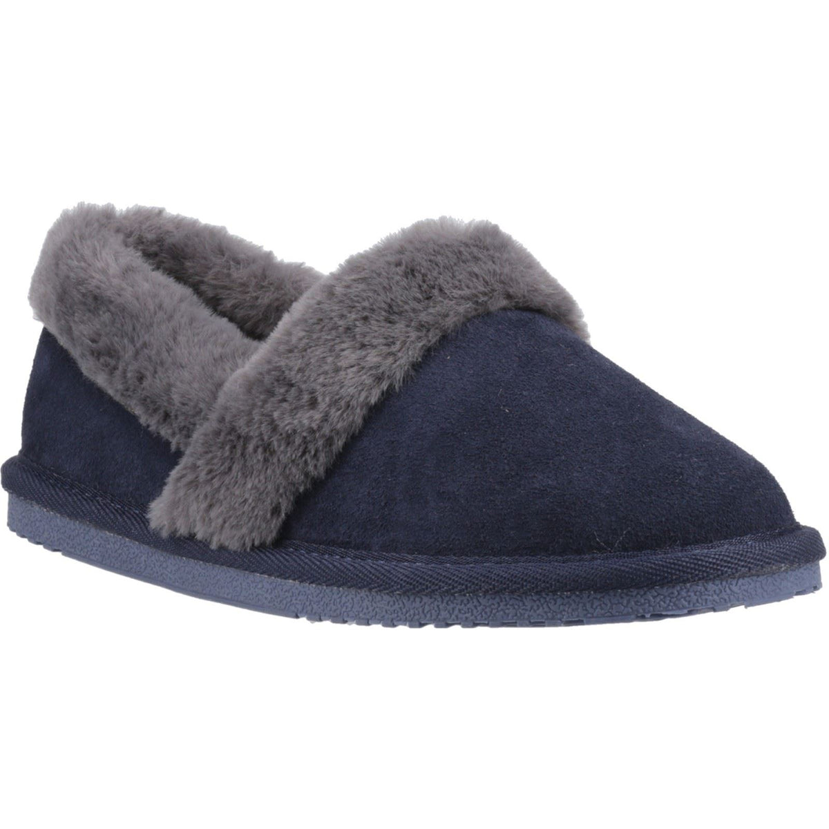 Hush Puppies Ariel Suede Women's Navy Slippers