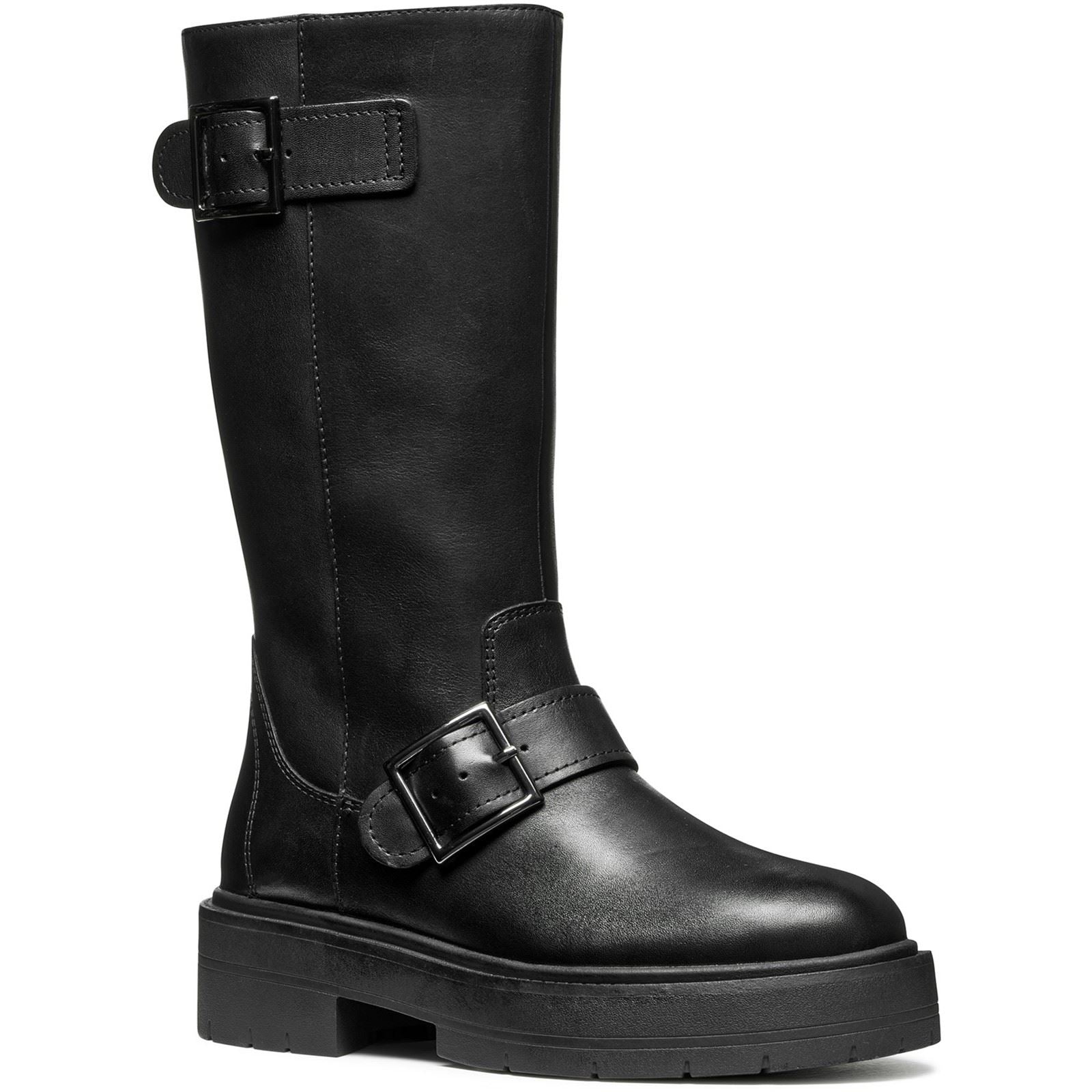 Geox D Spherica EC7 Leather Women's Black Boots