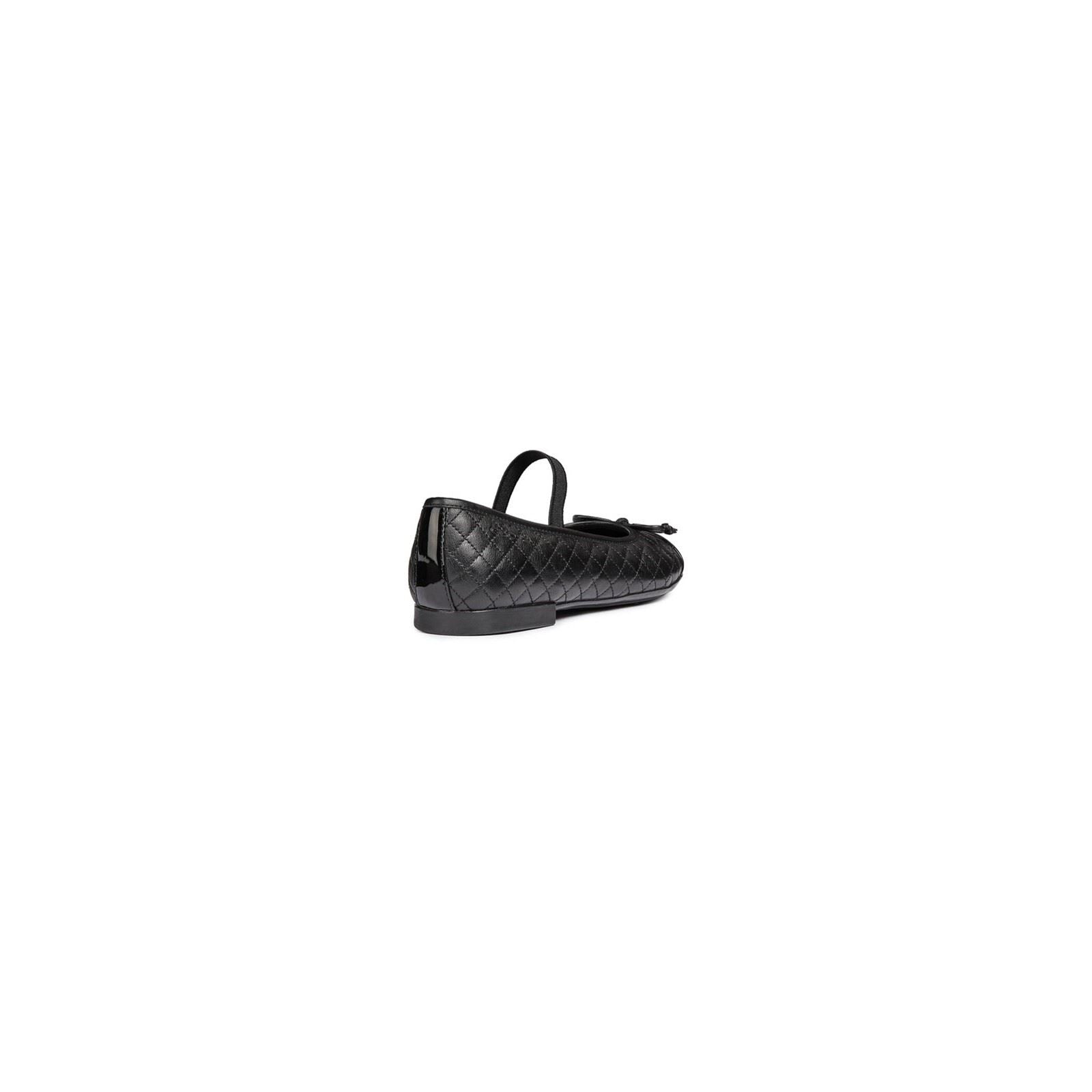 Geox Plie' Junior Leather Girl's Black Shoes