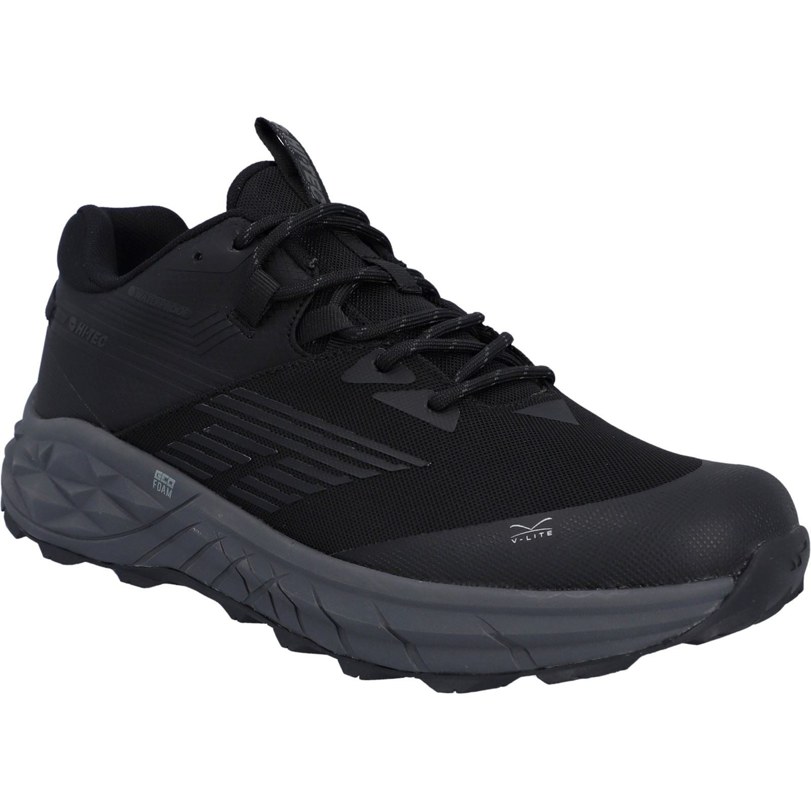 Hi-Tec Fuse Trail Low Polyester Men's Black/Charcoal Hiking Shoes