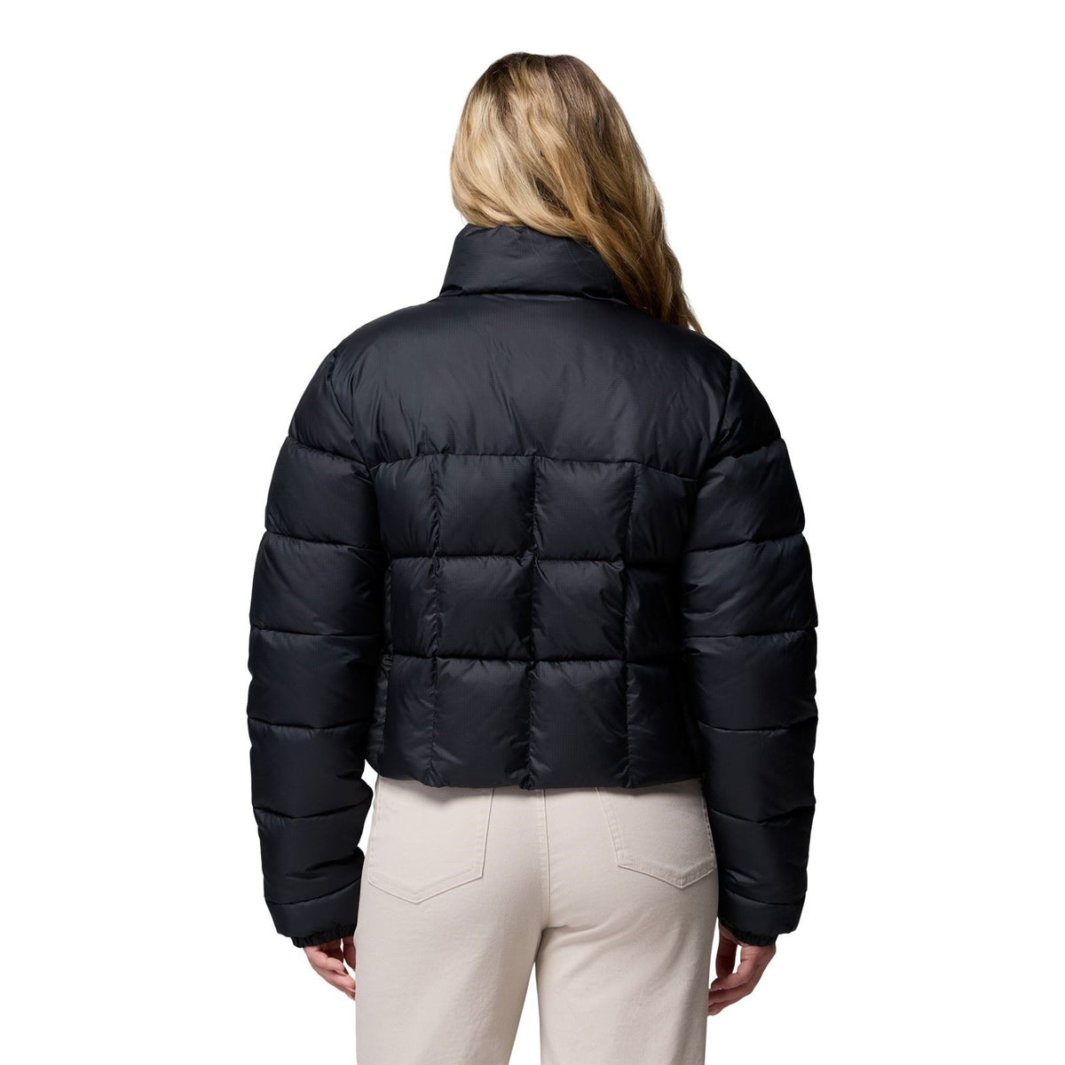 Columbia Puffect III Cropped Jacket Women's Black Puffer Jackets