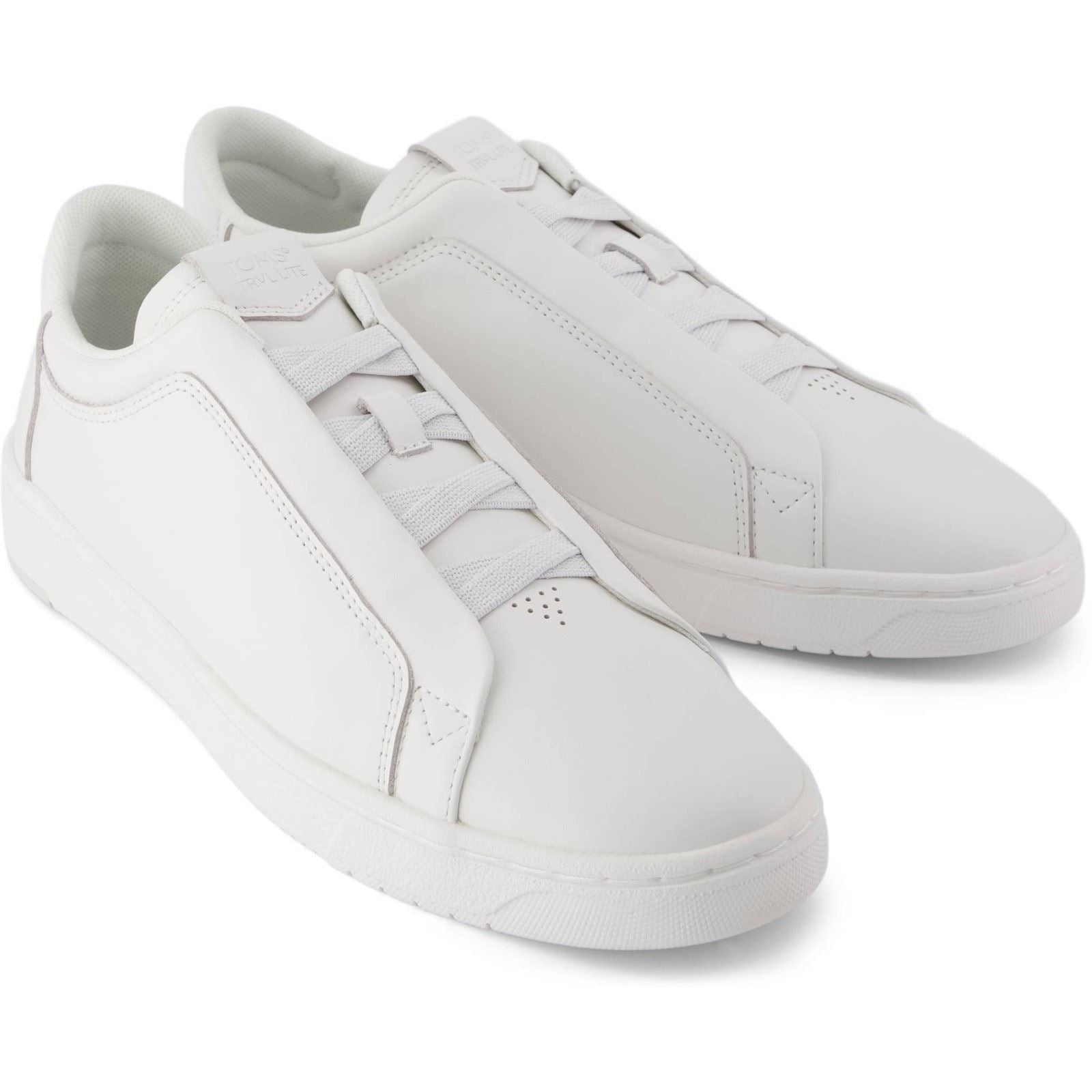 TOMS Trvl Lite Miles Leather Men's White Trainers