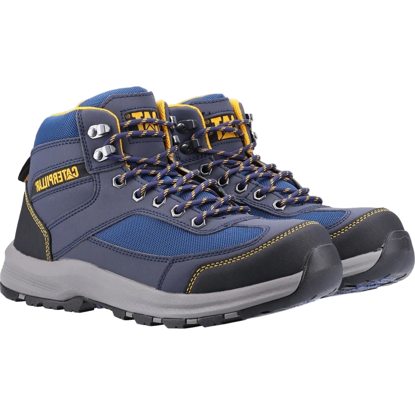 Caterpillar Elmore Mid Synthetic Navy Hiking Boots