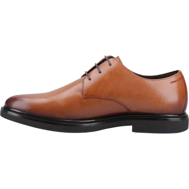 Hush Puppies Kye Leather Men's Tan Lace-Up Shoes