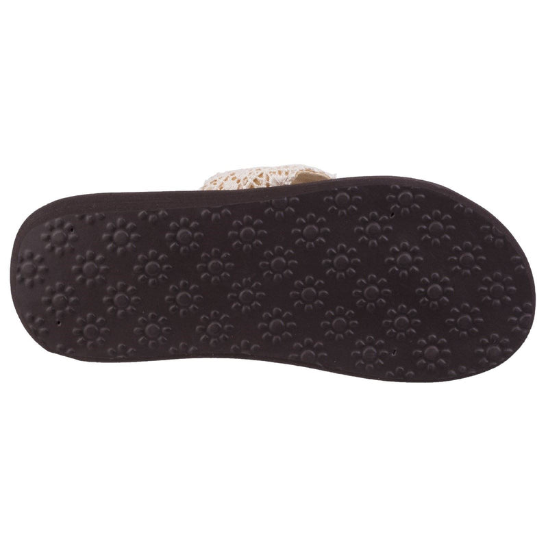 Rocket Dog Spotlight Lima Fabric Women's Natural Multi Flip Flops