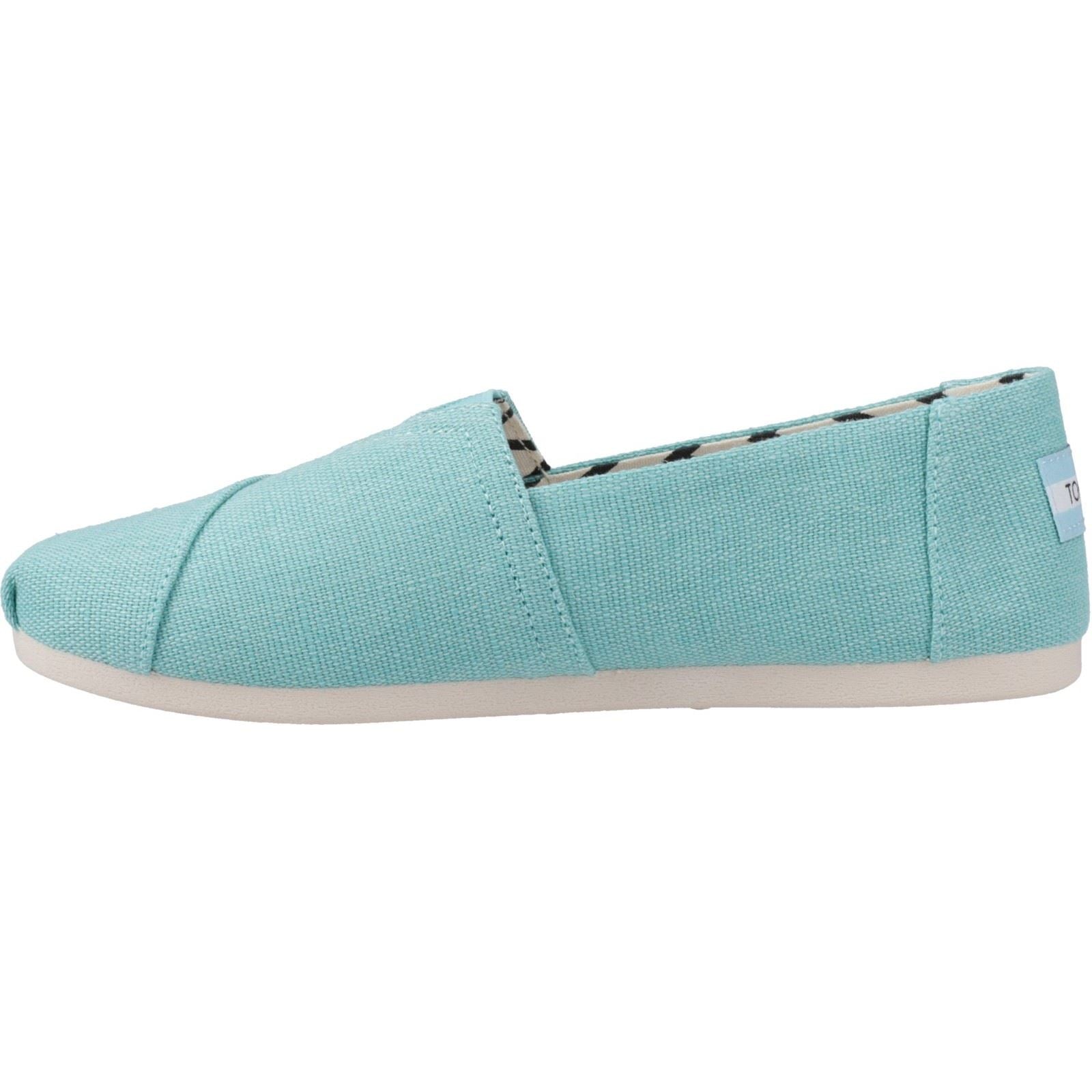 TOMS Alpargata Classic Jute Women's Aqua Espadrilles