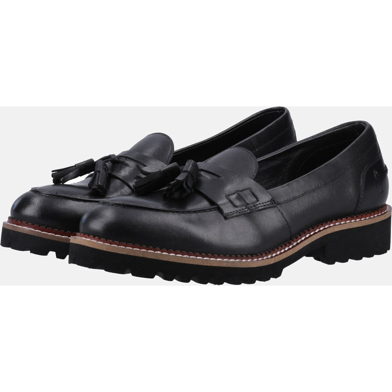 Hush Puppies Ginny Suede Women's Black Loafers