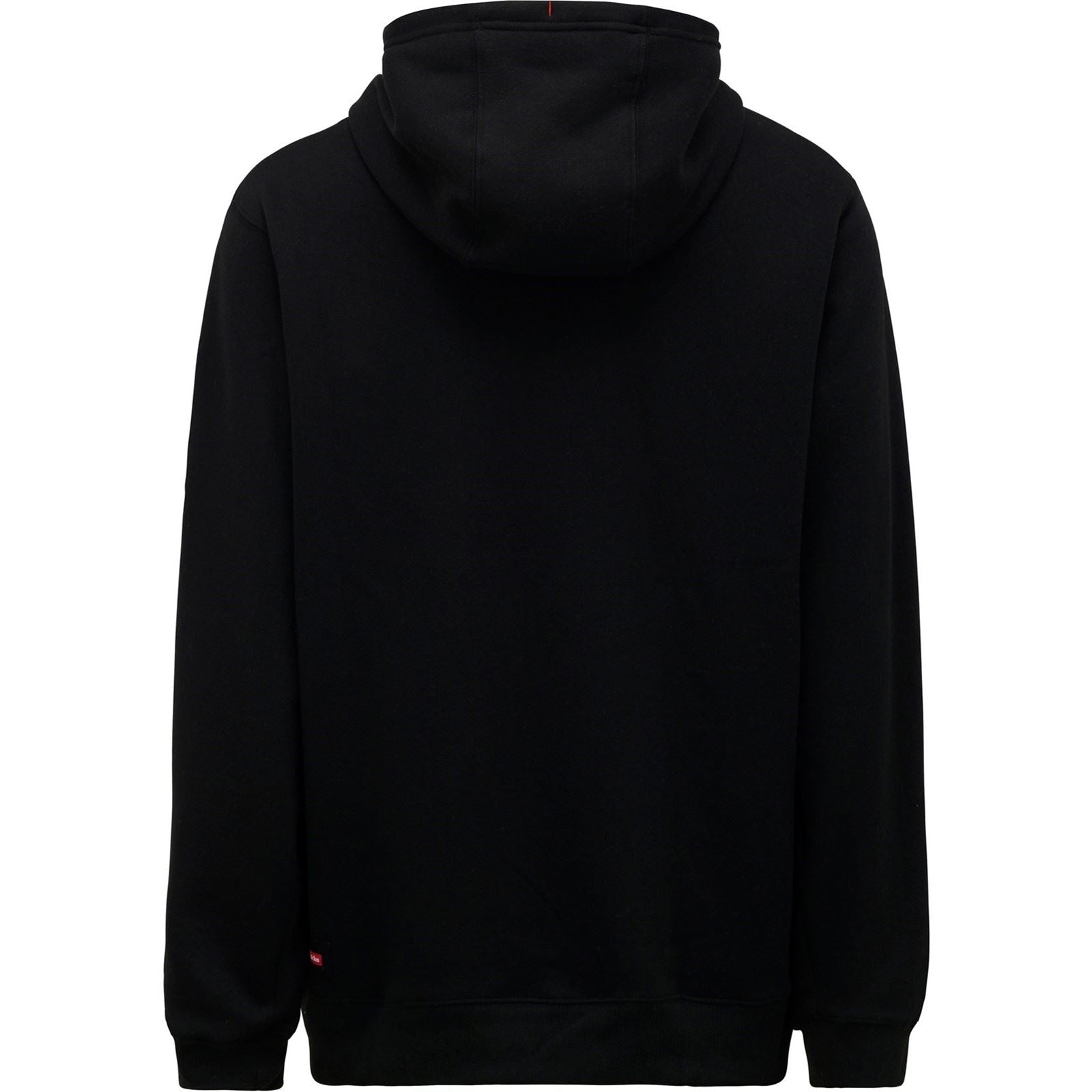 Hard Yakka Brushed Fleece Synthetic Men's Black Hooded Sweatshirt
