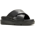 Hush Puppies Uplift Leather Women's Black Sandals