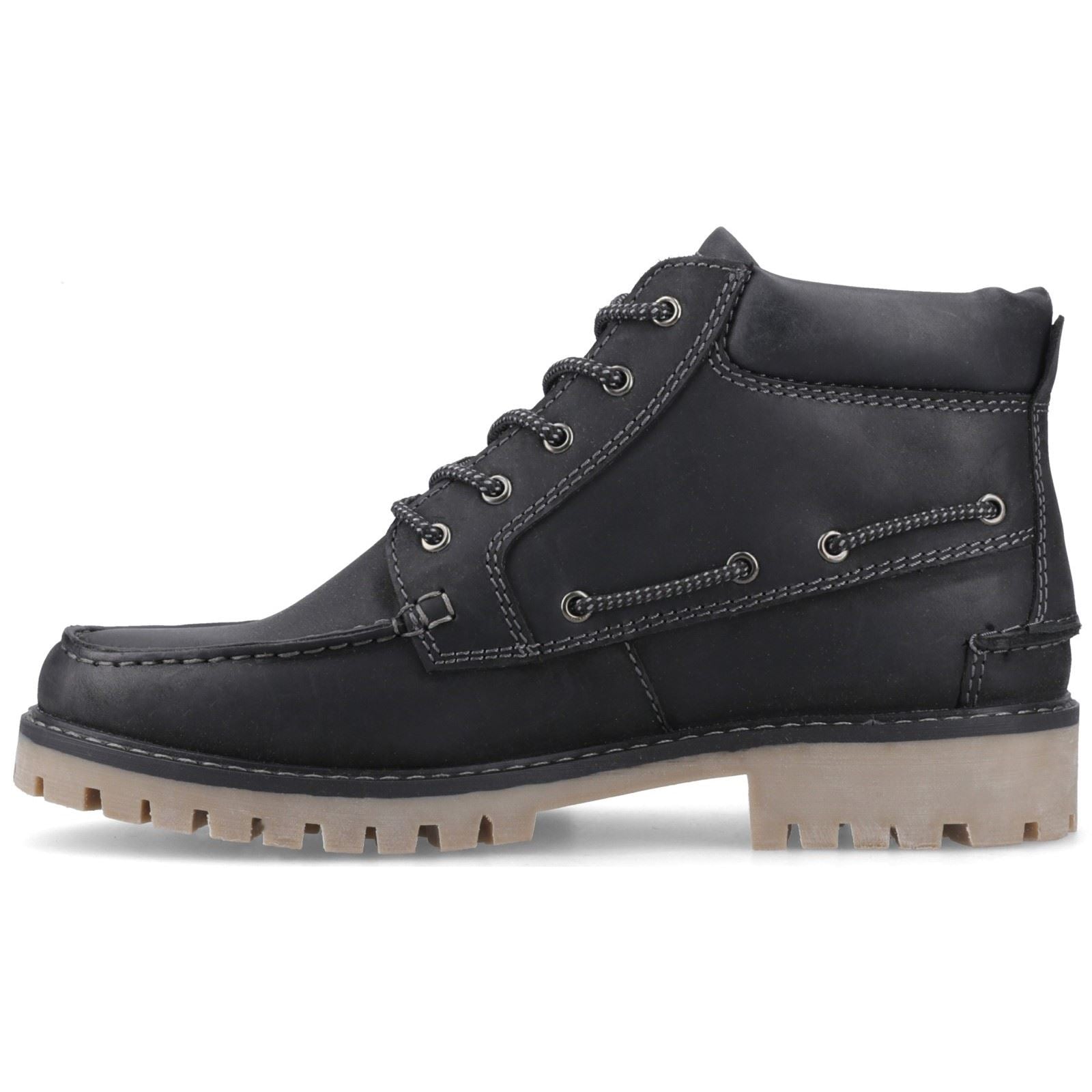 Sperry Baltimore Leather Men's Black Ankle Boots