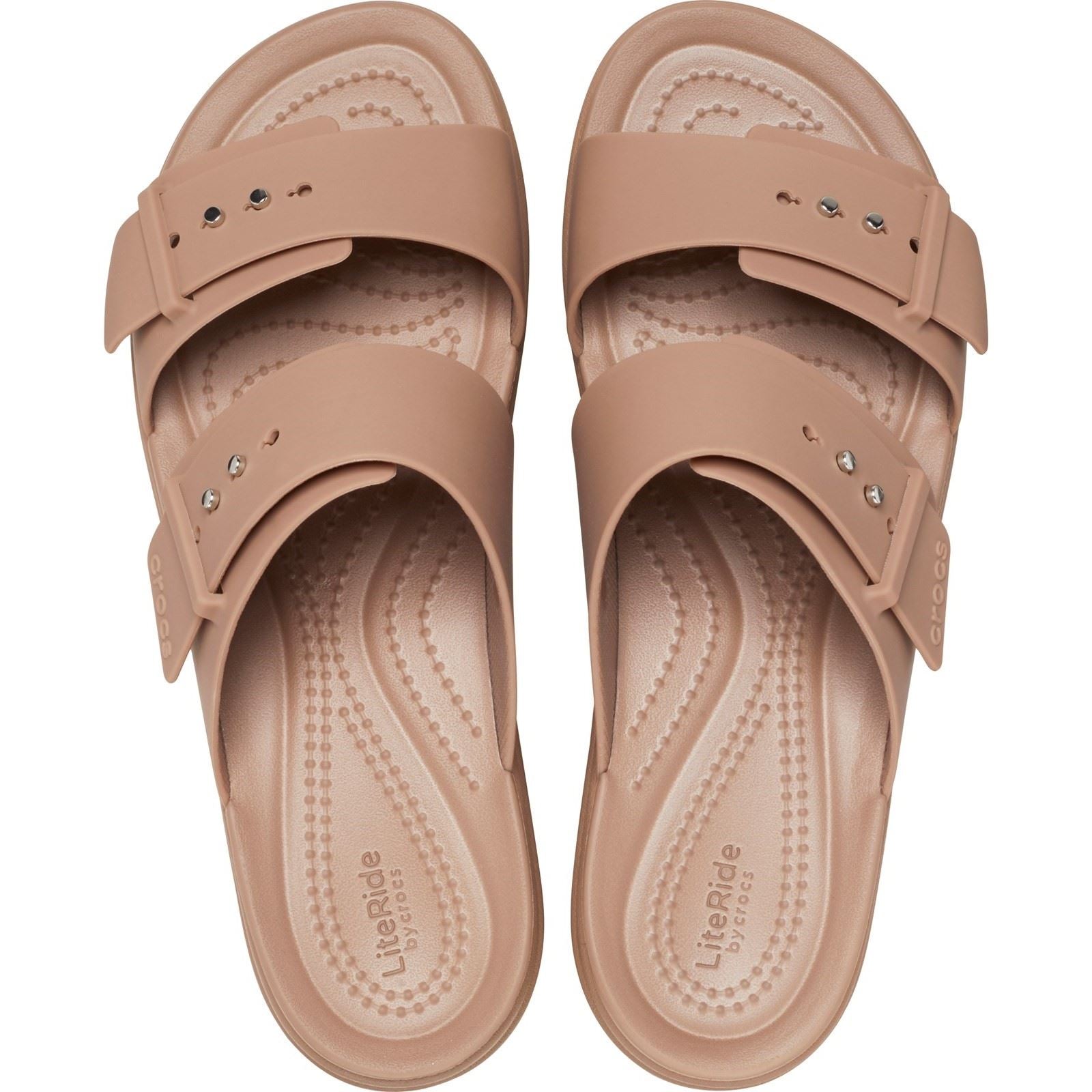 Crocs Brooklyn Synthetic Women's Latte Sandals