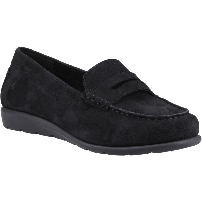 Hush Puppies Shelby Suede Women's Black Loafers