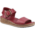 Hush Puppies Ellie Leather Women's Bordeaux Sandals