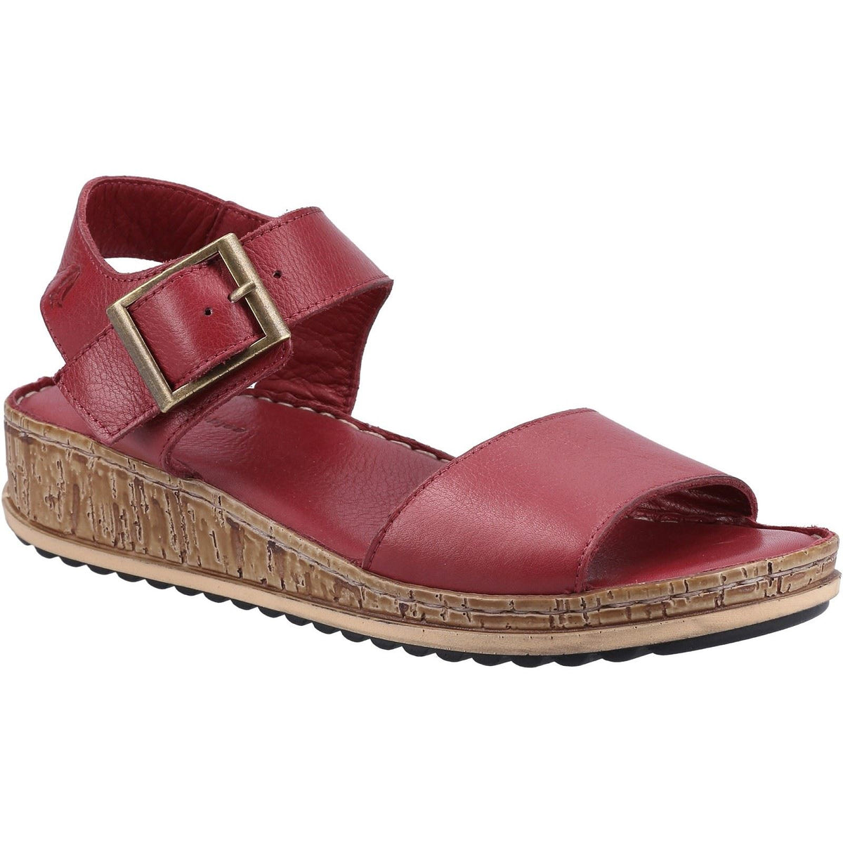 Hush Puppies Ellie Leather Women's Bordeaux Sandals