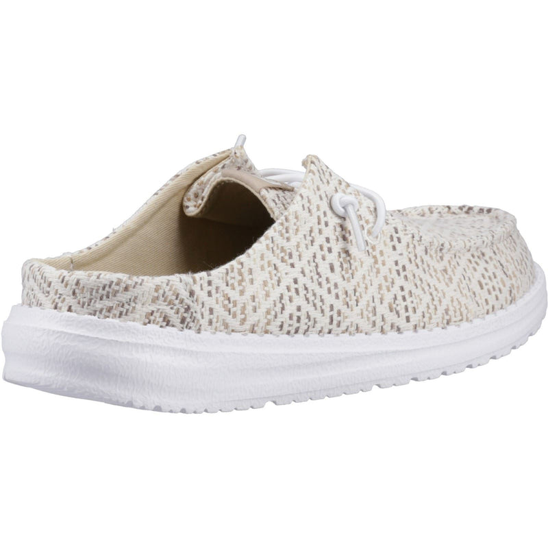 HEYDUDE Wendy Slip Surf Baja Synthetic Blend Women's Tan/Multi Mules