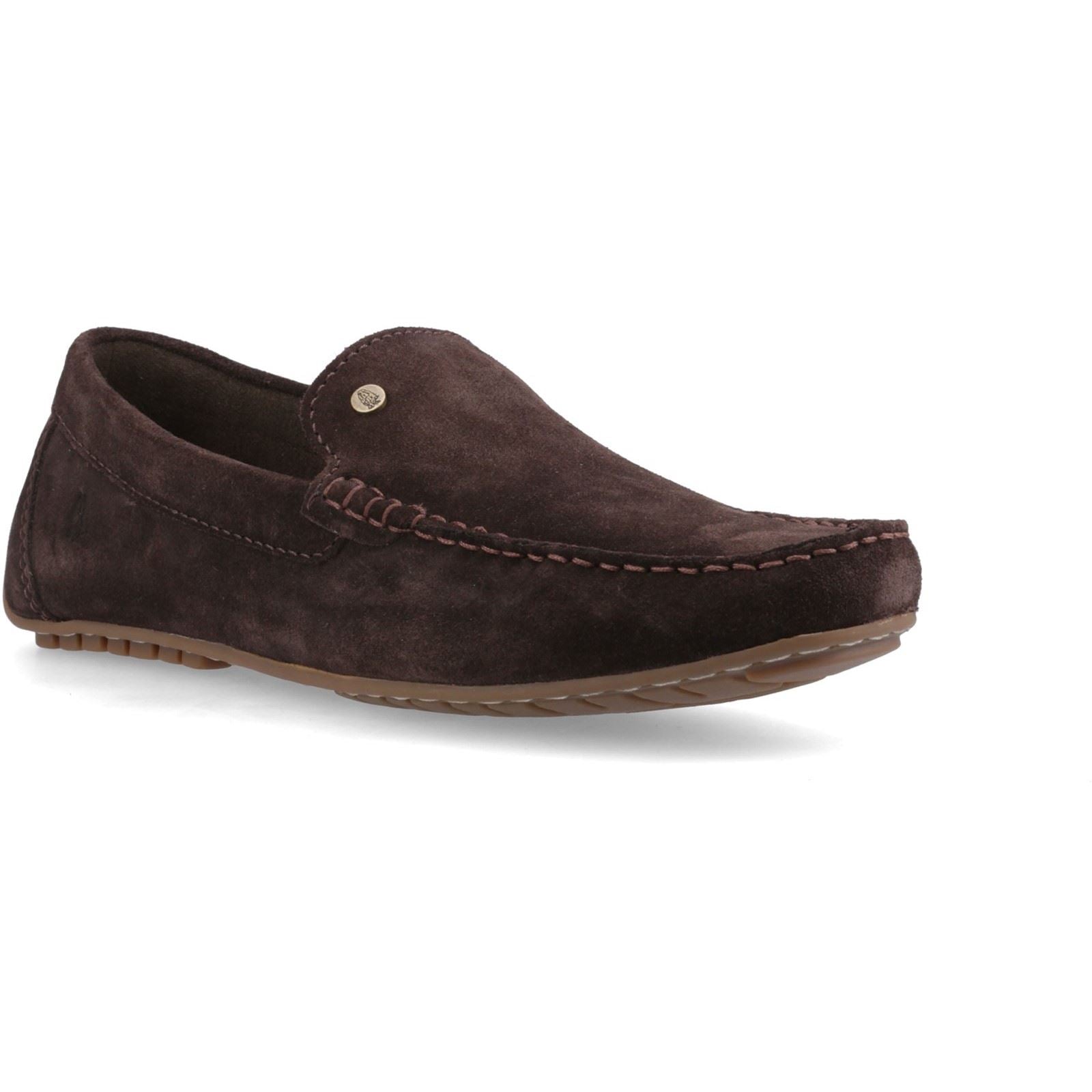 Hush Puppies Ralph Suede Leather Men's Brown Loafers