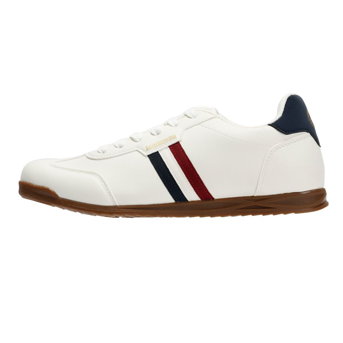 Lambretta Tackle Men's White/Navy Trainers