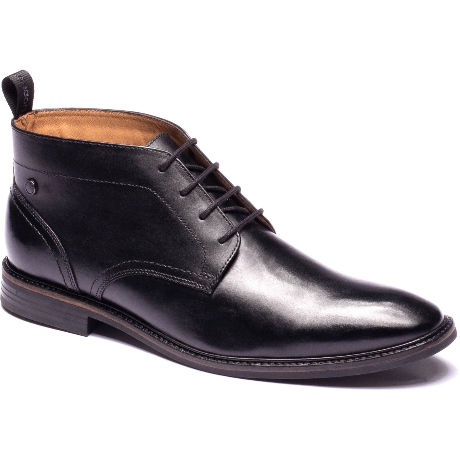 Base London Belgrave Leather Men's BLACK Ankle Boots
