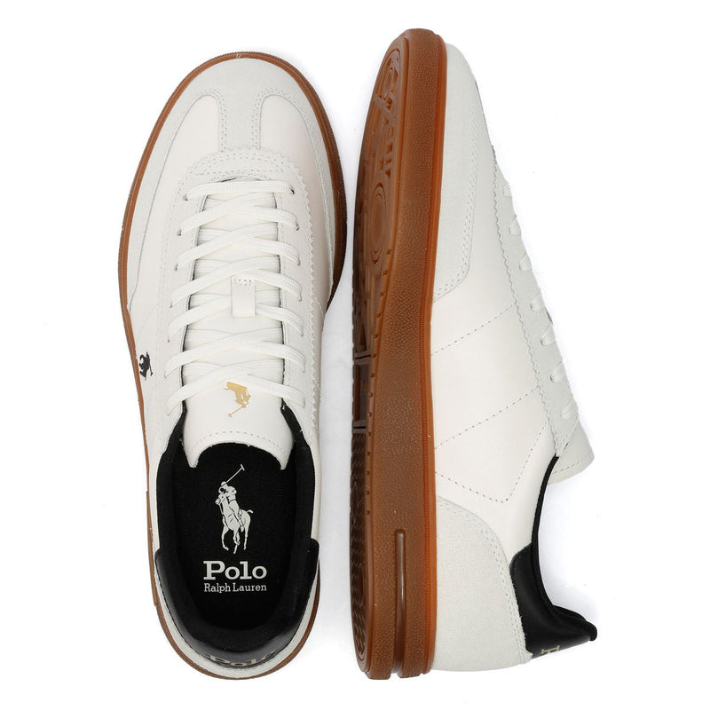 Ralph Lauren Bedford White/Black Trainers