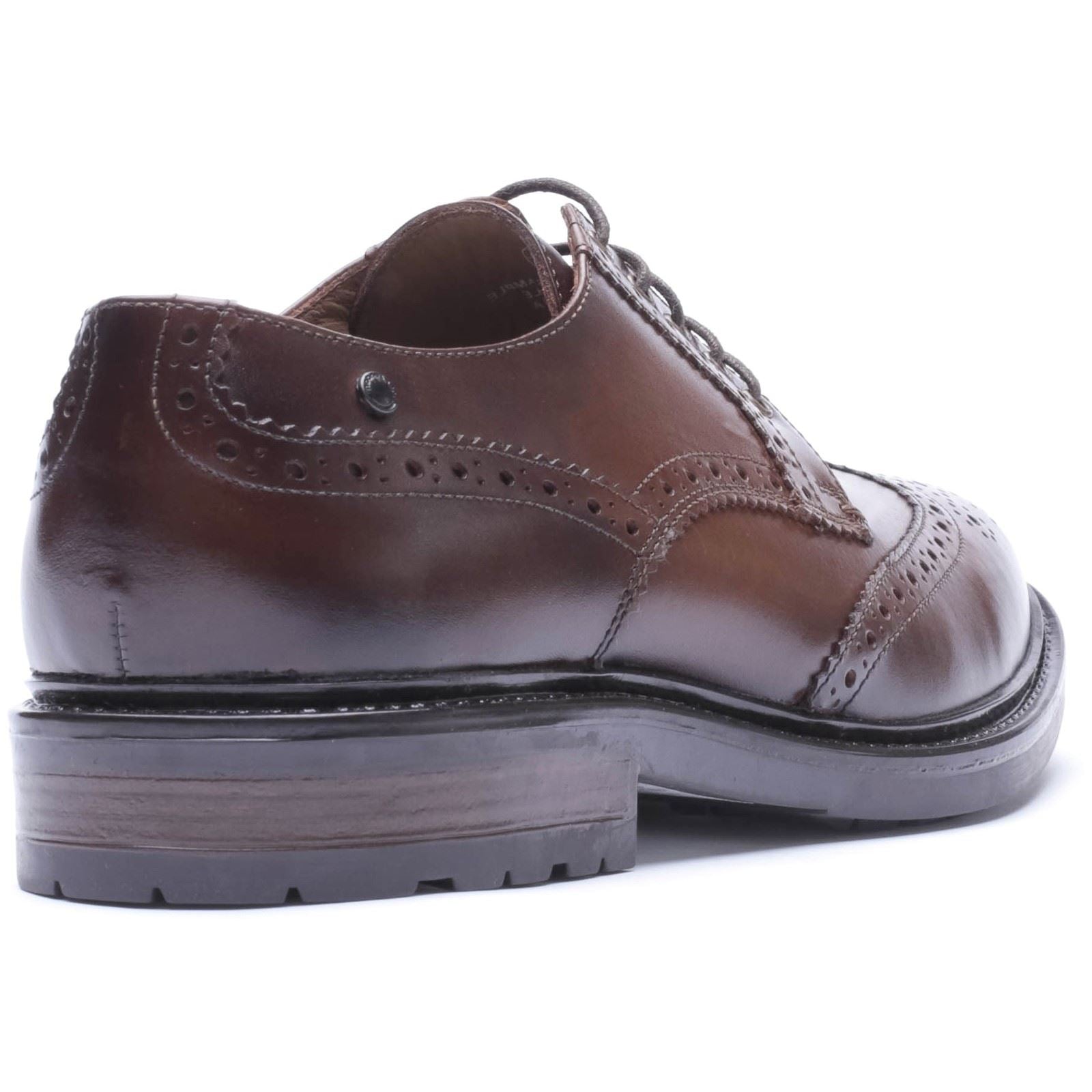 Base London Tanner Leather Men's BROWN Brogues Shoes