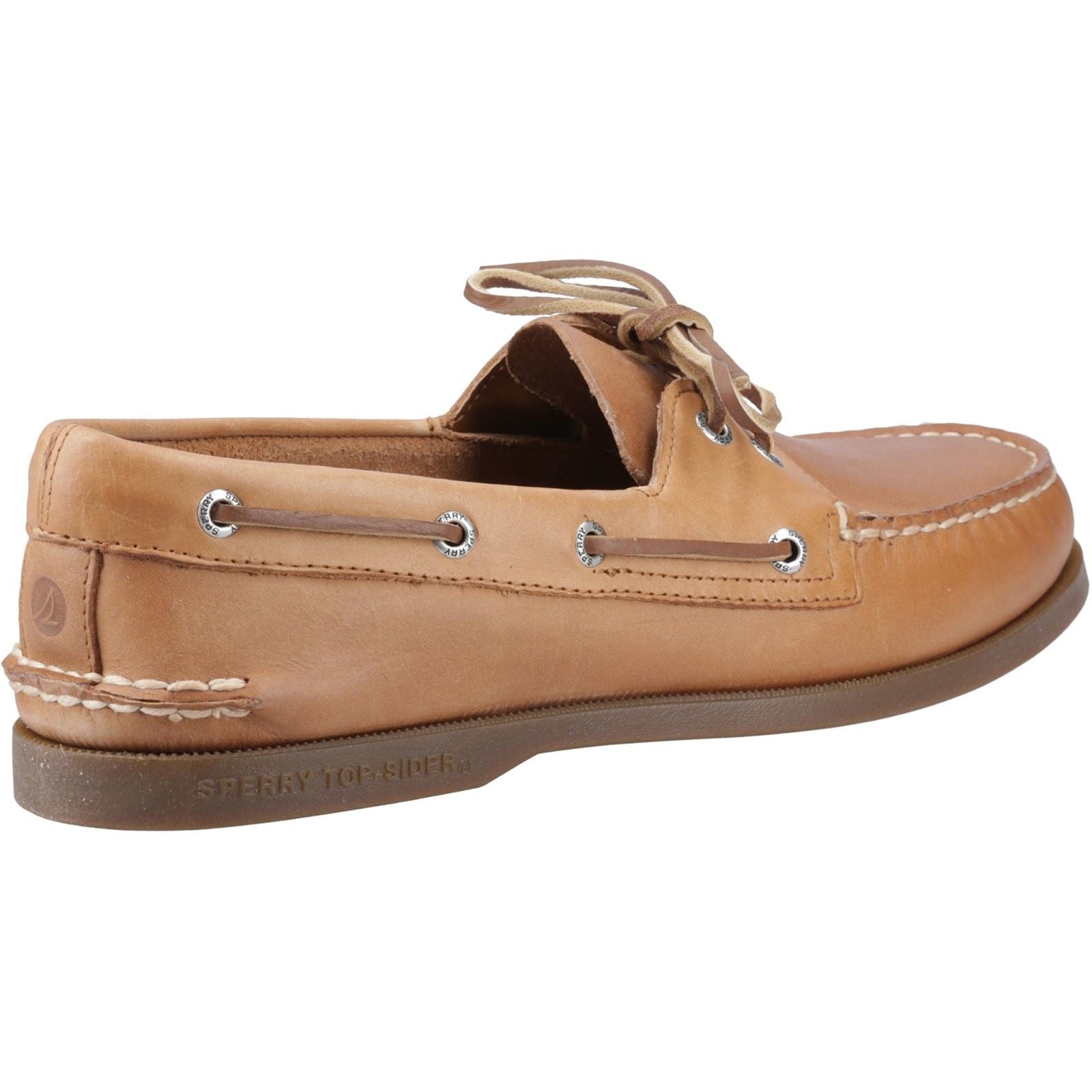 Sperry Authentic 2 Eye Leather Men's Nutmeg Boat Shoes