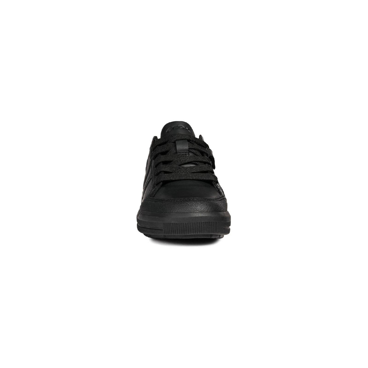 Geox J Arzach B. D Leather Black Trainers