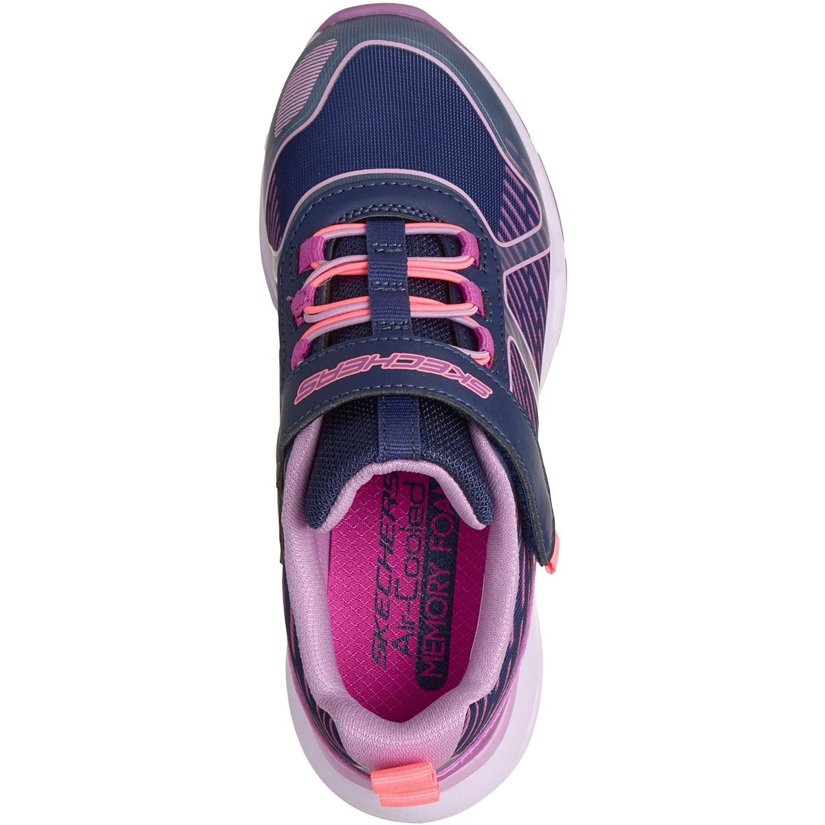 Skechers Glide-Step + Sprint Lines Kids Navy/Multi Trainers