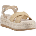 Hush Puppies Jemma Espadrille Synthetic Women's Tan Sandals