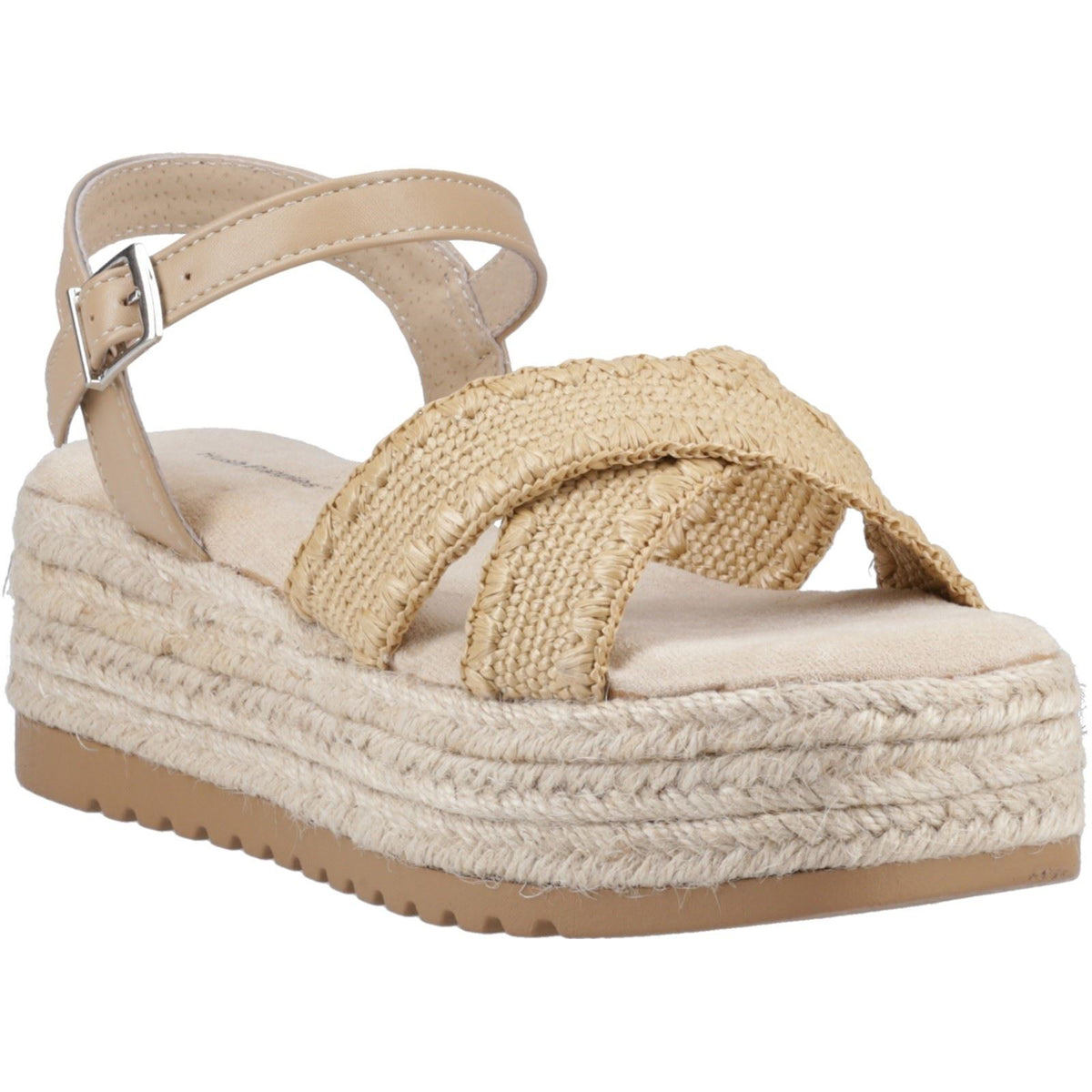 Hush Puppies Jemma Espadrille Synthetic Women's Tan Sandals