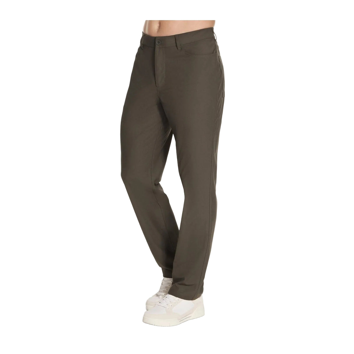 Skechers Premium 5 Pocket Pant Polyester Men's Olive Chino Pants