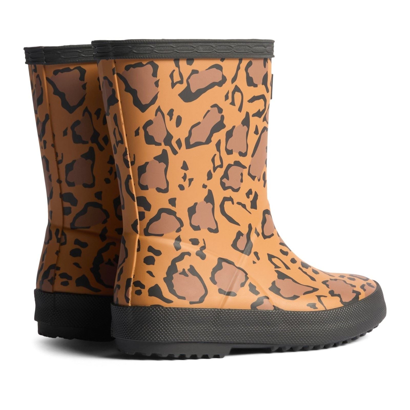 Hunter Kids First Boot Rubber Kid's Rich Tan/Saddle/Black Wellington Boots