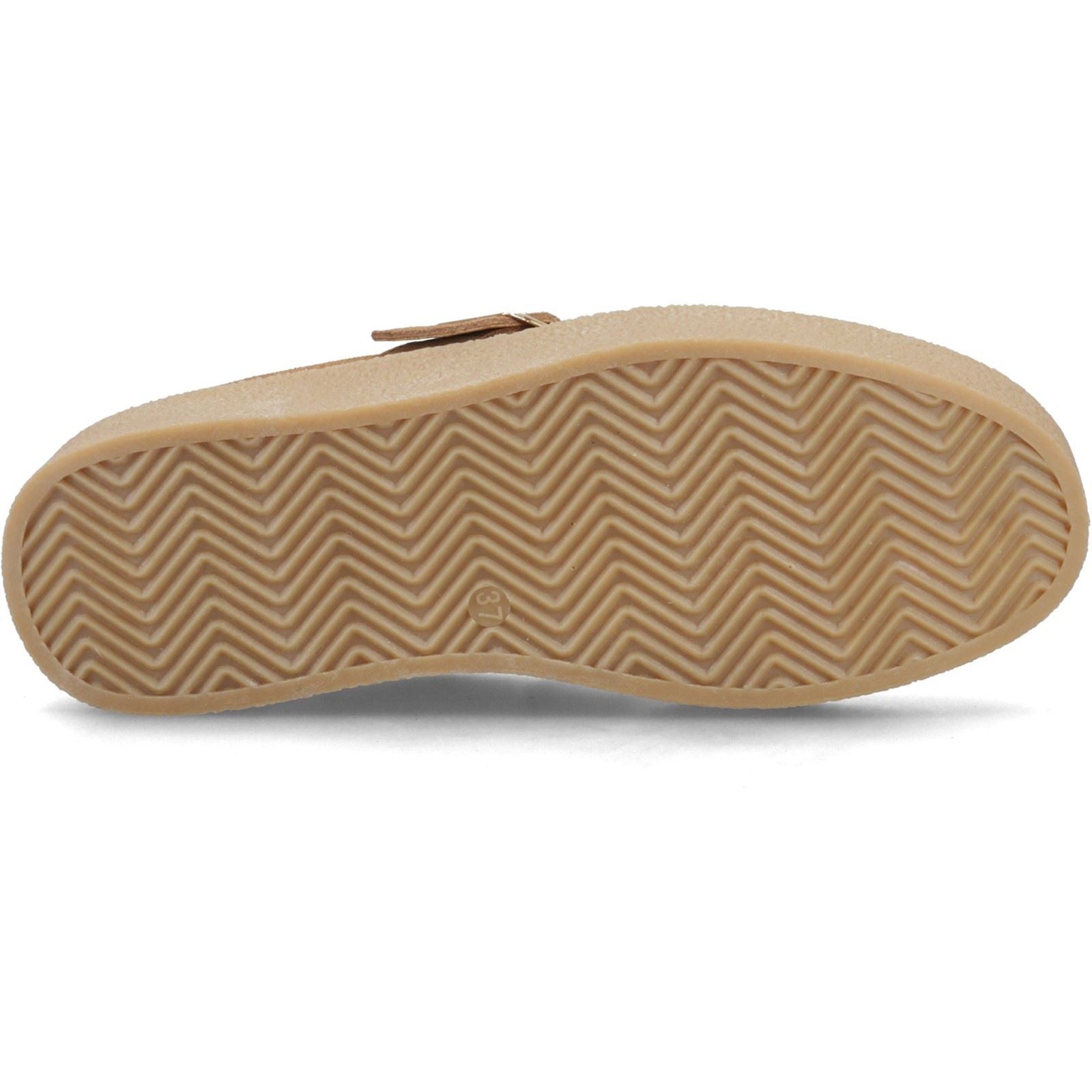 Hush Puppies Blanche Fur Leather Women's Tan Shoes