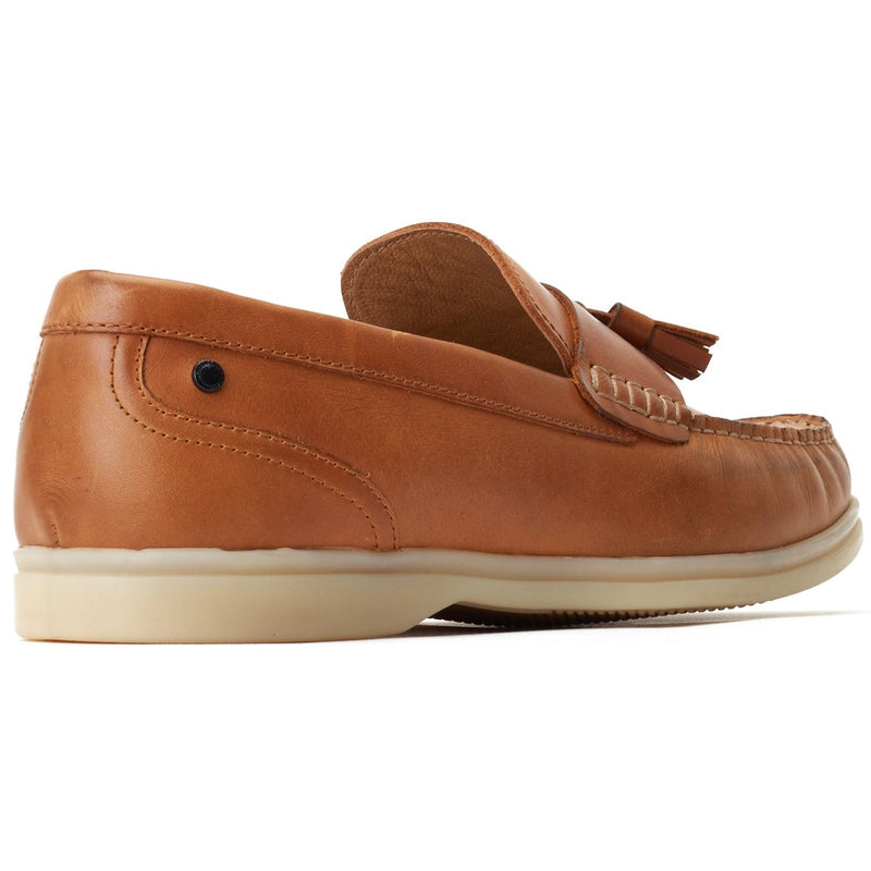 Base London Bonito Leather Men's Burnt Tan Loafers