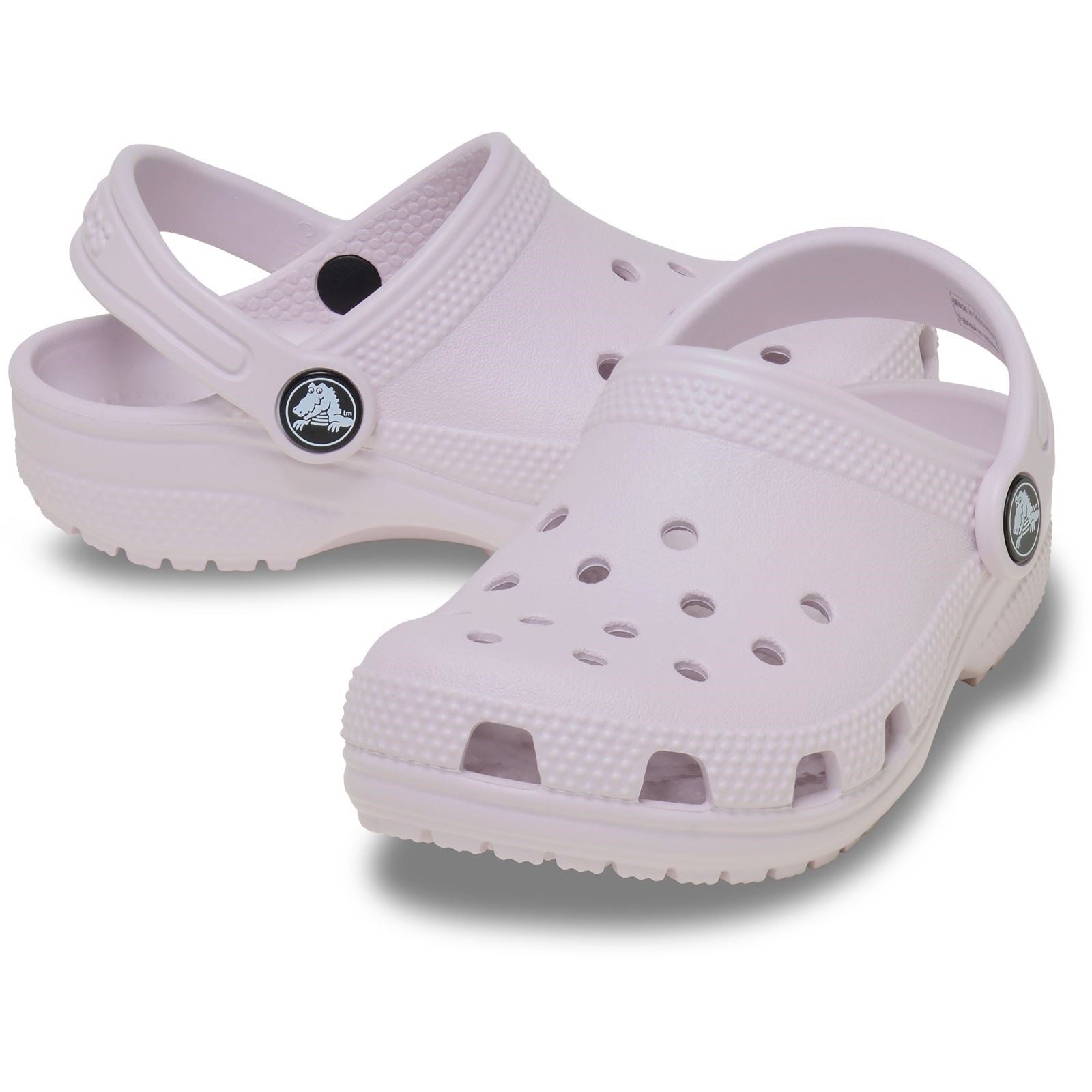 Crocs Classic Clog Toddler EVA Girl's Grape Ice Casual Shoes - Clogs