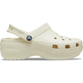 Crocs Classic Platform Synthetic Women's Bone Clogs