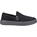 HEYDUDE Sunapee Canvas 100% Cotton Men's Black/Charcoal Loafers
