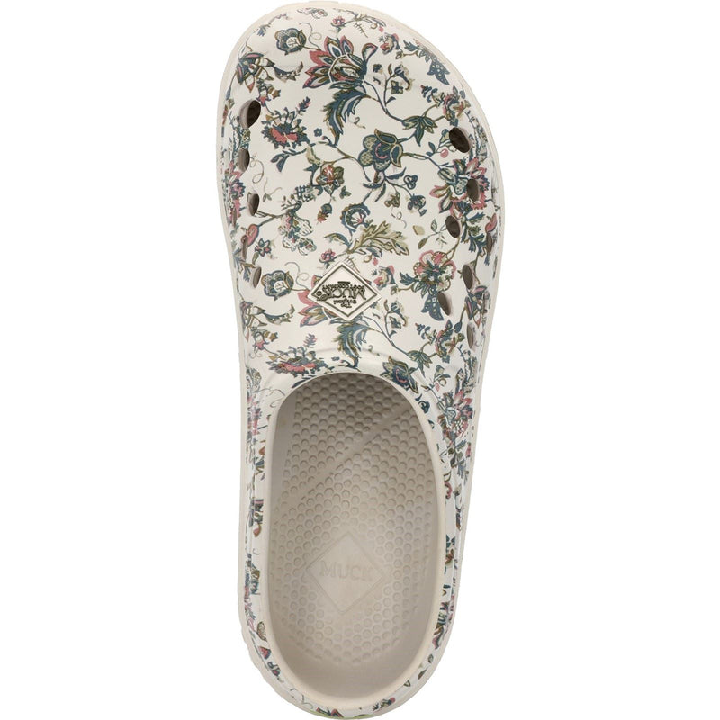 Muck Boots Muckster Lite Synthetic Light Grey/Floral Print Clogs
