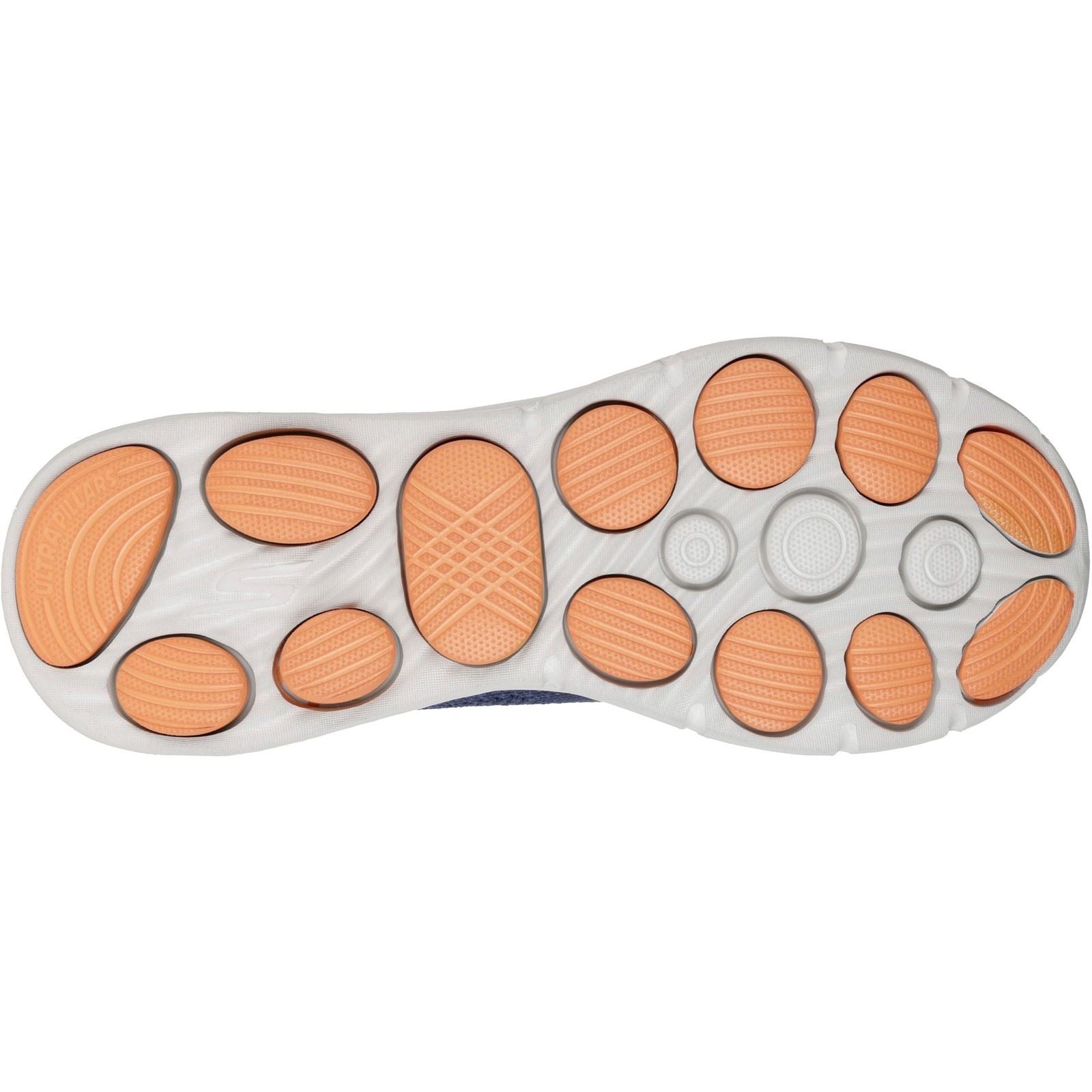 Skechers Go Walk 8 Pelayo Textile Men's Navy/Orange Trainers