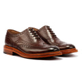 Ben Sherman Sugarman Brogue Leather Men's Mocha Lace-Up Shoes