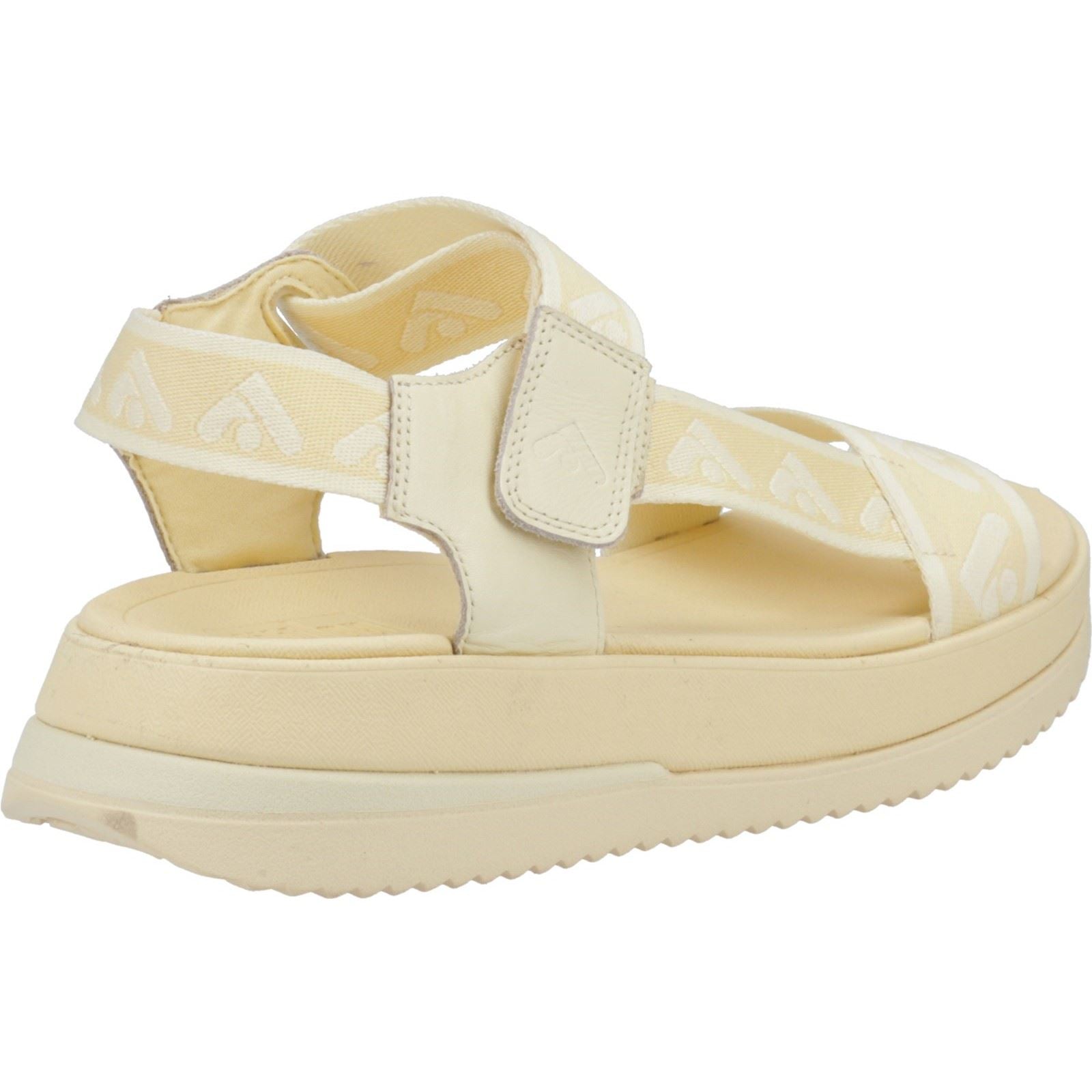 Fitflop Surff Back Strap Polyester/Leather Women's Mellow Yellow Wide Sandals