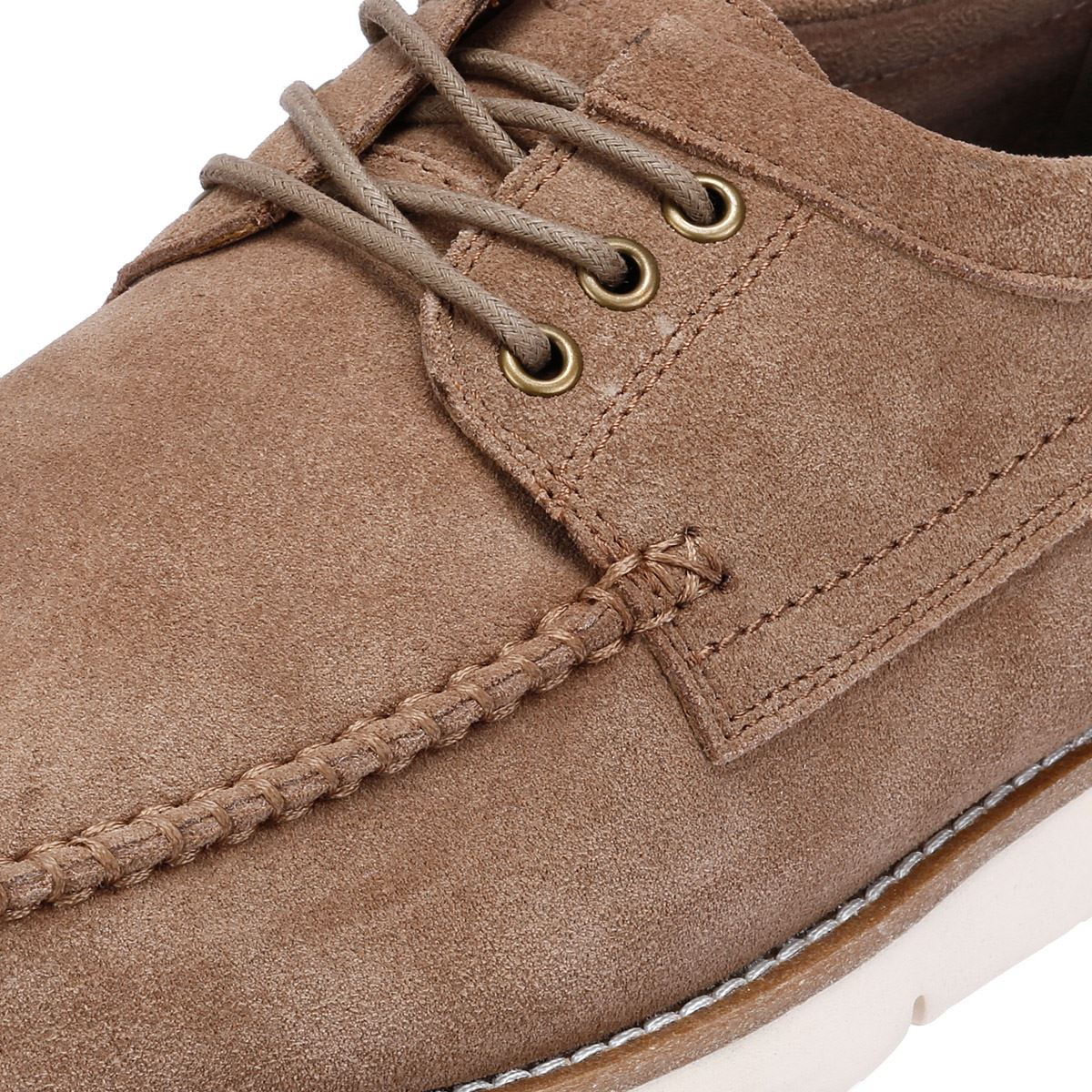 Ben Sherman Soho Suede Men's Stone Lace-Up Shoes