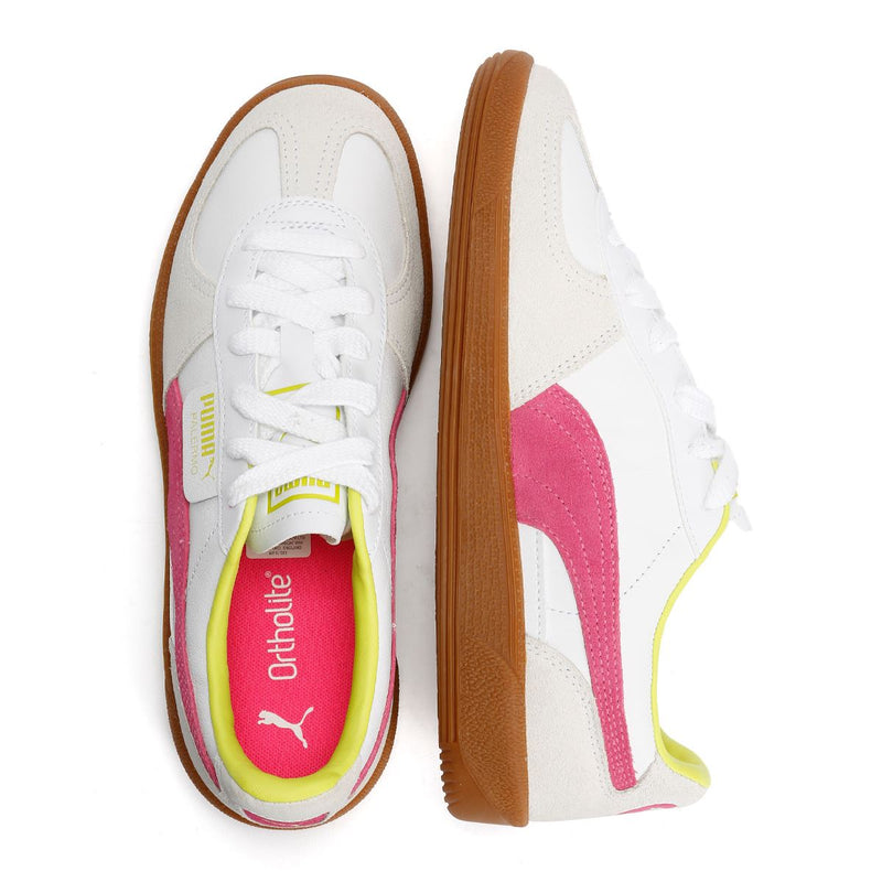Puma Palermo Leather Women's White/Pink Trainers