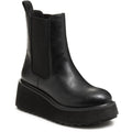 Rocket Dog Heyday Synthetic Women's Black Flat Chelsea Boots