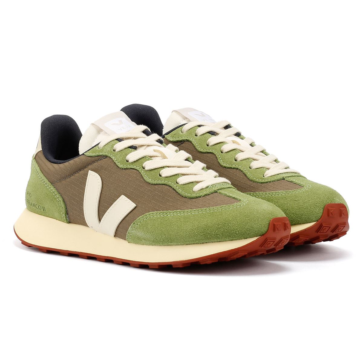 Veja Rio Branco Alveomesh Women's Kaki/Pierre Trainers