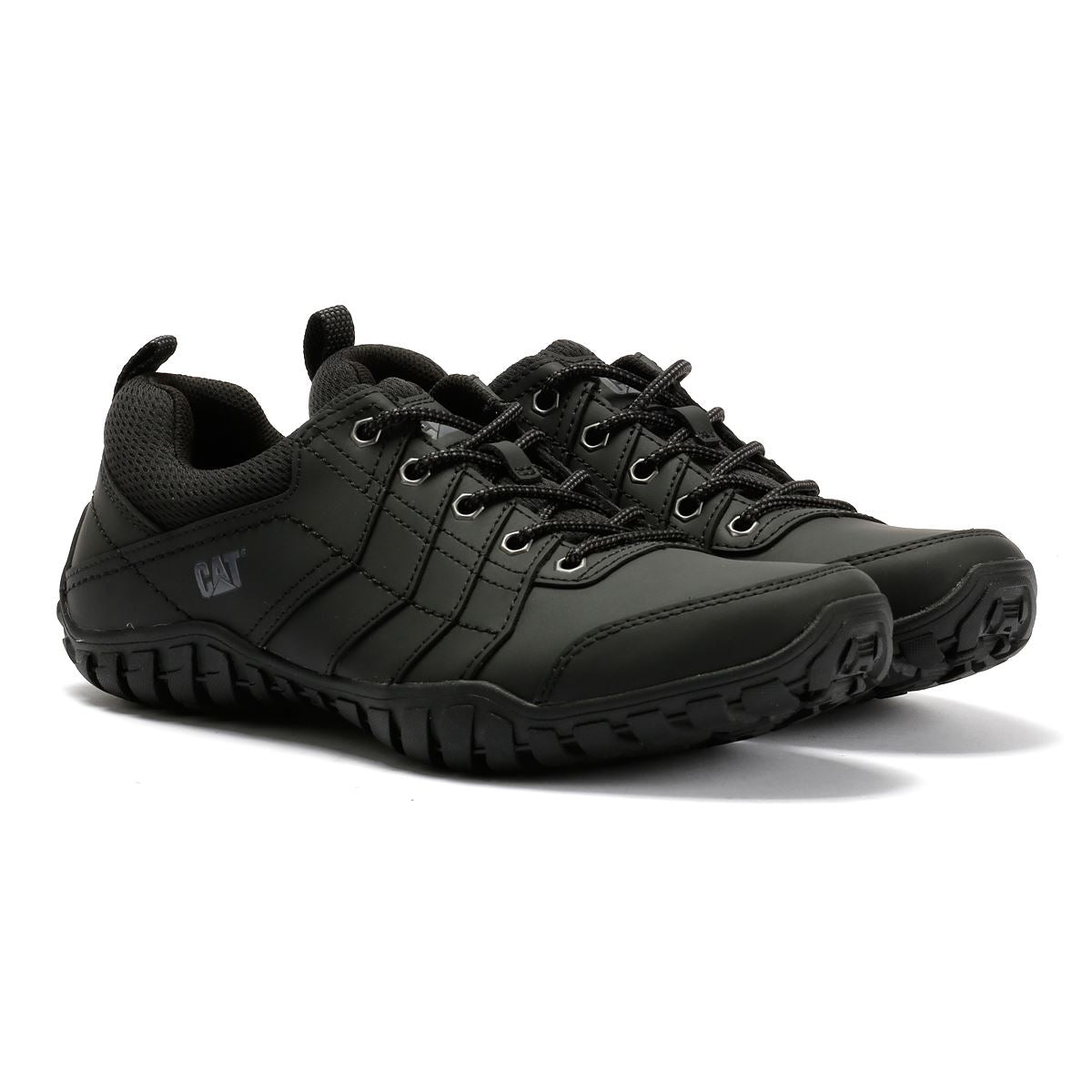 Caterpillar Instruct Suede Men's Black Lace-Up Shoes