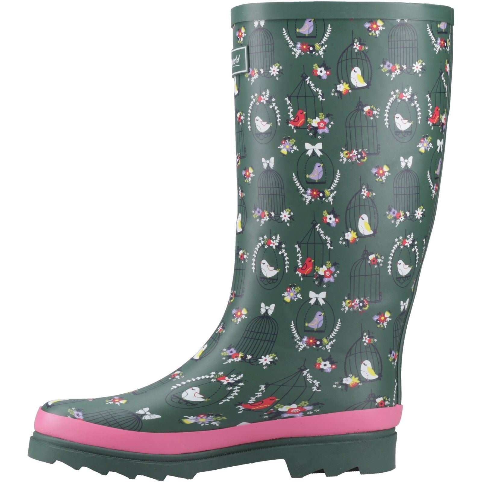 Cotswold Cleeve Tall Rubber Women's Green Wellington Boots