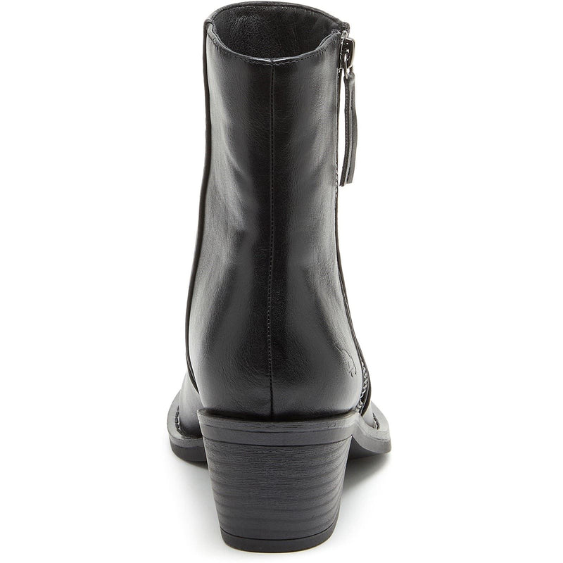 Rocket Dog Yonder Synthetic Women's Black Heeled Ankle Boots